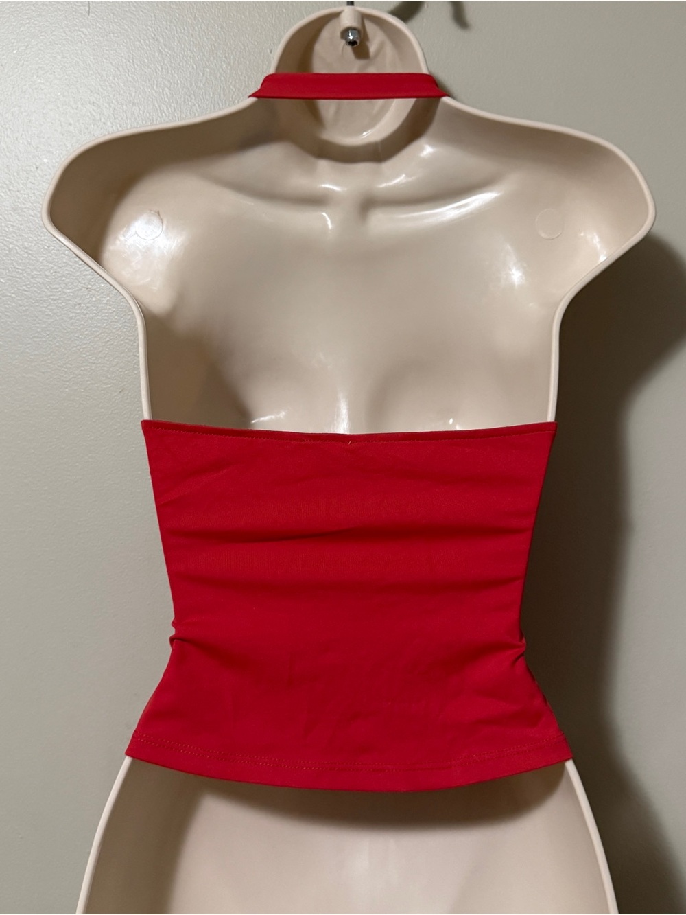 Free People Still There Halter Tank Top in Pomegranate - Picture 4 of 5